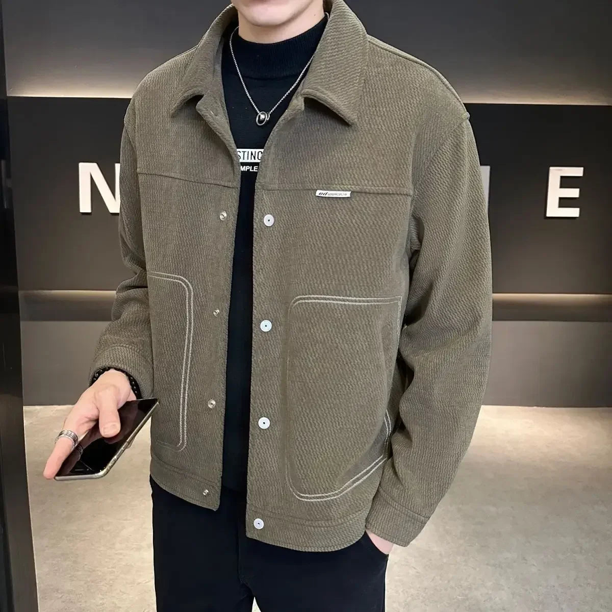 Jacket for Men High Quality Man Coat Stylish Spring Autumn Original Brands Cheap Sale Clothing Fashion 2025 Fast Delvery Joker