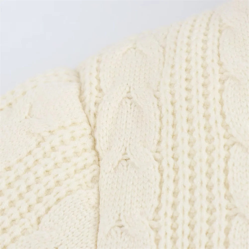 Women's High Collar Breadwear Cotton Clothes Knitted Thick Jacket Coat Autumn/Winter New Women's Clothing