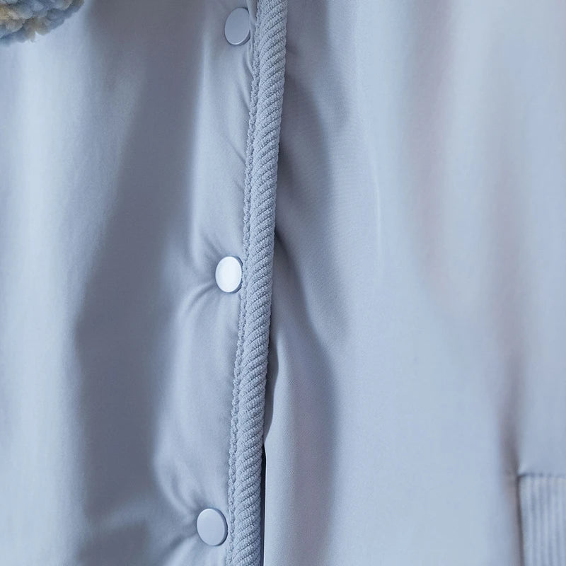 Women Coat 2025 New Double Sided Wearable Polar Fleece Loose Long Sleeve Keep Warm Jacket Tops