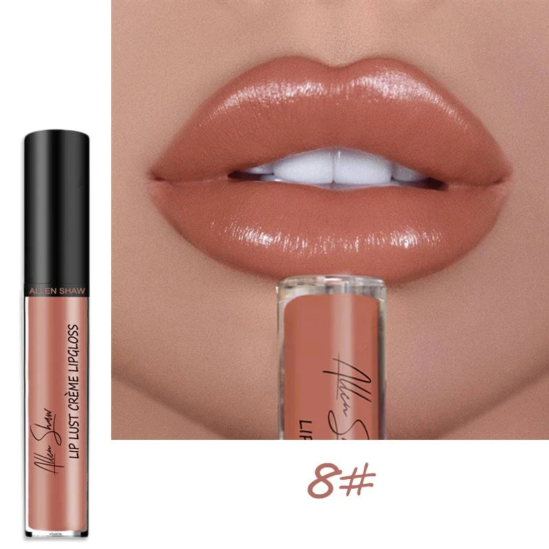 Liquid Lipstick Waterproof Shimmer Lip Gloss Tint Long Lasting Velvet Cream Lips Colors Matte Lipsticks Makeup Sexy 12 Colors