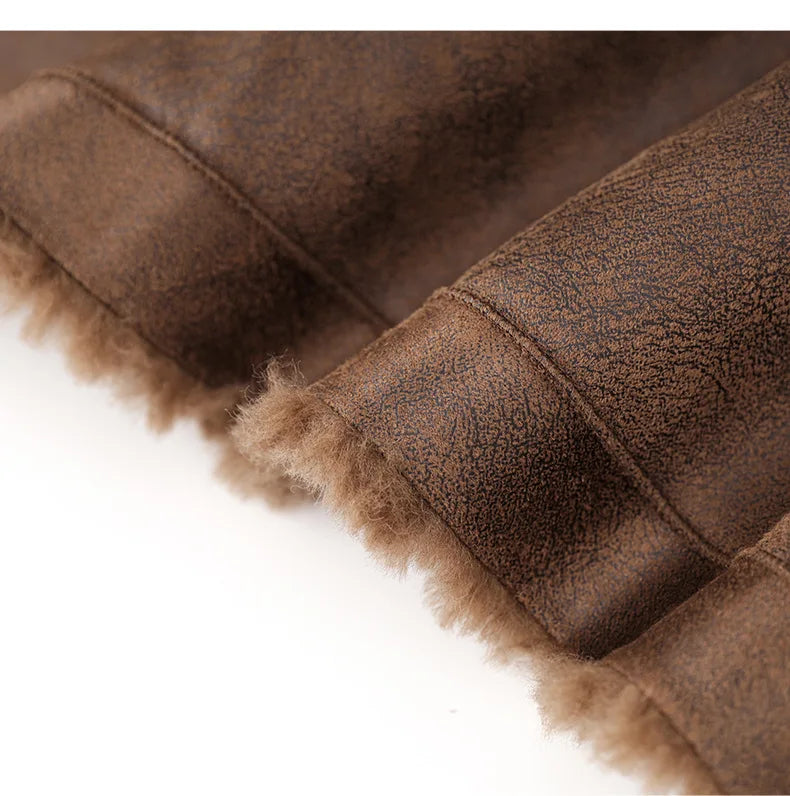 100% Wool Short Jackets for Women 2024 Autumn Winter V Neck Lamb Wool Coat Womens Clothing Fashion Outerwears Casaco Feminino