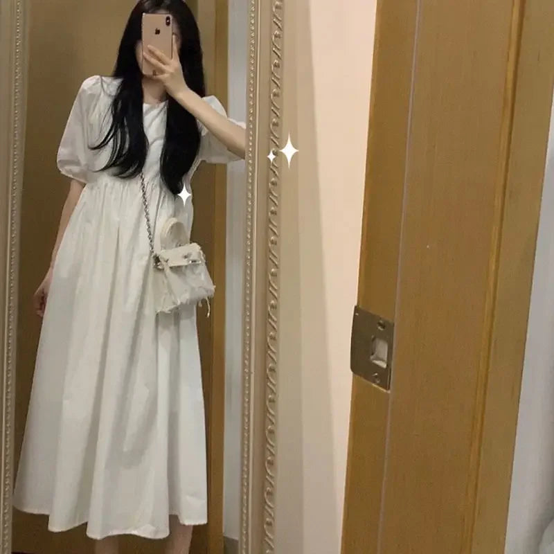 Female Dresses 2025 Midi White Clothing Women's Dress Cheap Casual One-piece Hot Xxl Chic and Elegant Pretty Vintage Harajuku X