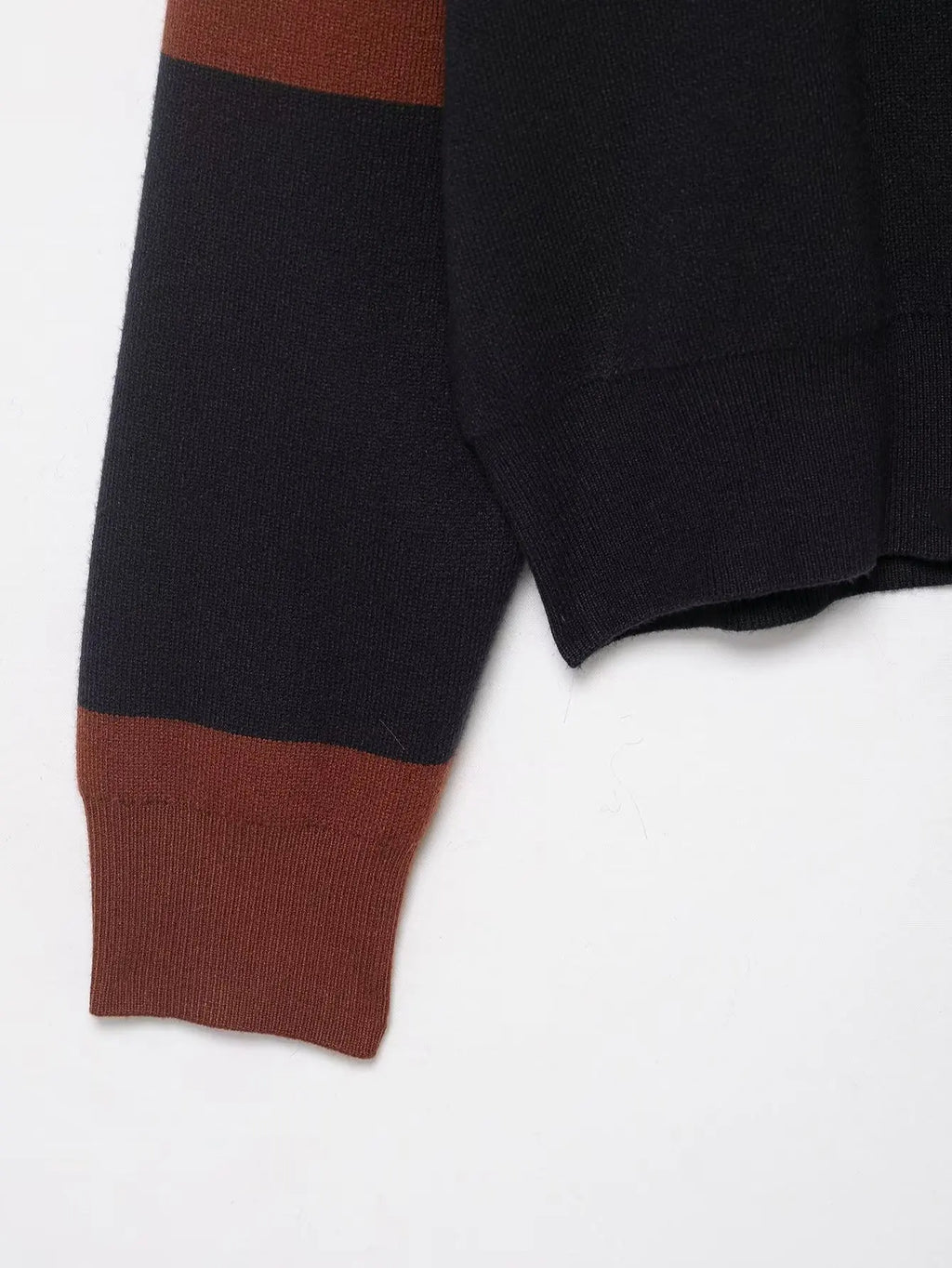 Pullover Sweater Women's Autumn 2025 New Fashion Loose Polo neck Knit Tops Women's Autumn Striped Elegant Warm Youth Sweater