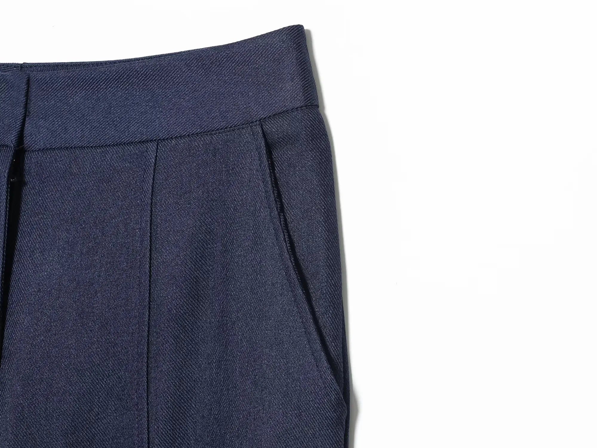 Women Winter  Autumn New Products Women's Clothing Long-sleeved Lapel Short Jacket Top Edge Straight Leg Pants Suit