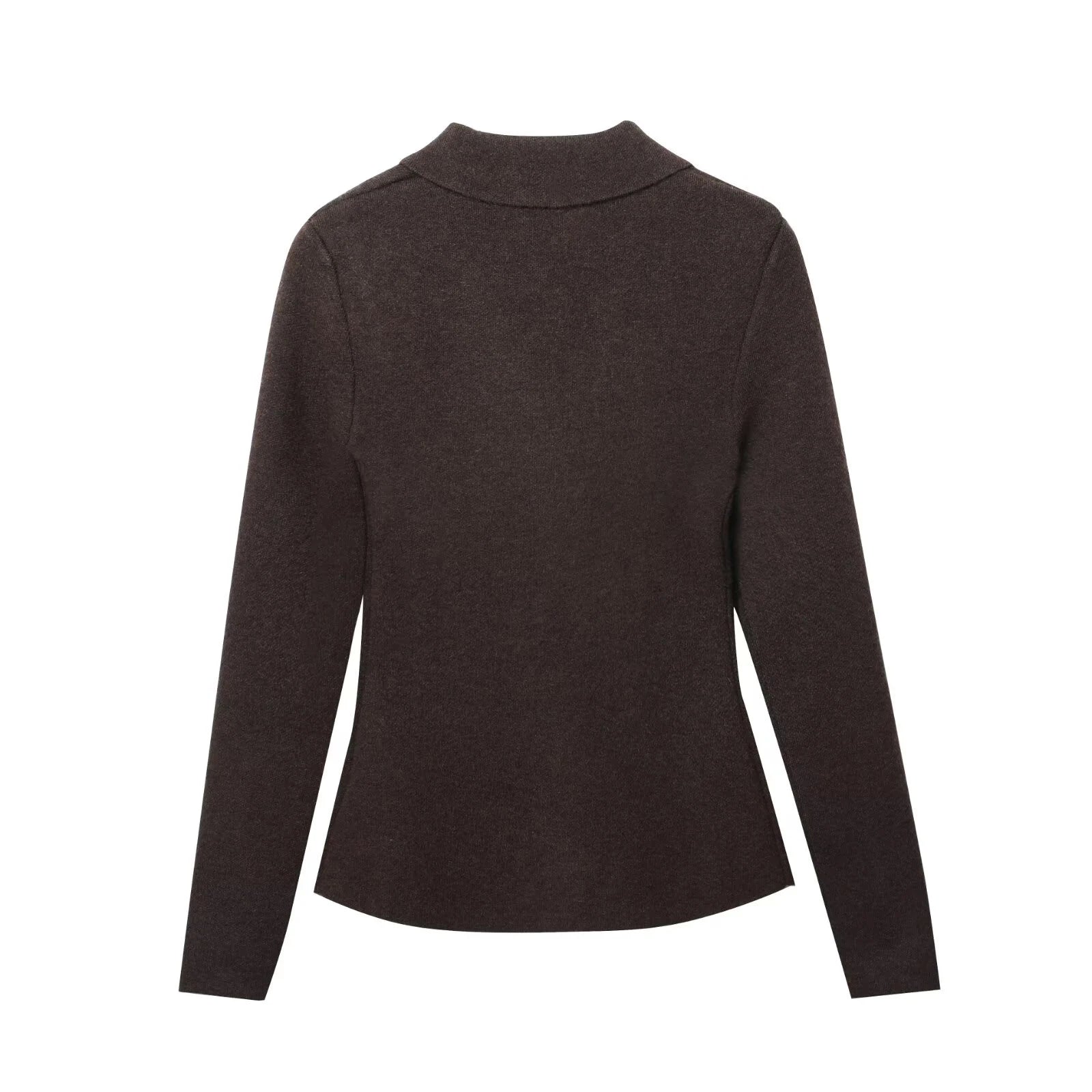 Women's clothing 2025 winter new style European and American fashion personality temperament versatile knitted suit jacket