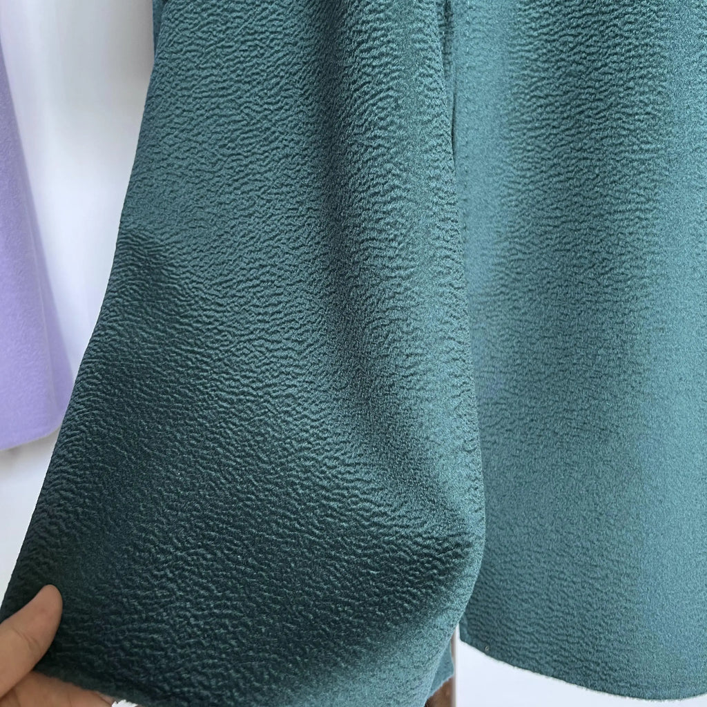 Cashmere Coat Female Winter Mid-Length Corrugated Coat Black Wool Coat Woman Autumn New Casual Fashion Red Beige Lace-Up Coat