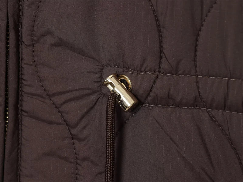 Women's Coat 2025 New Fashion Autumn and Winter Warm Hooded Parkas Quilted Coat for Women Casual Chic Ladies Coat