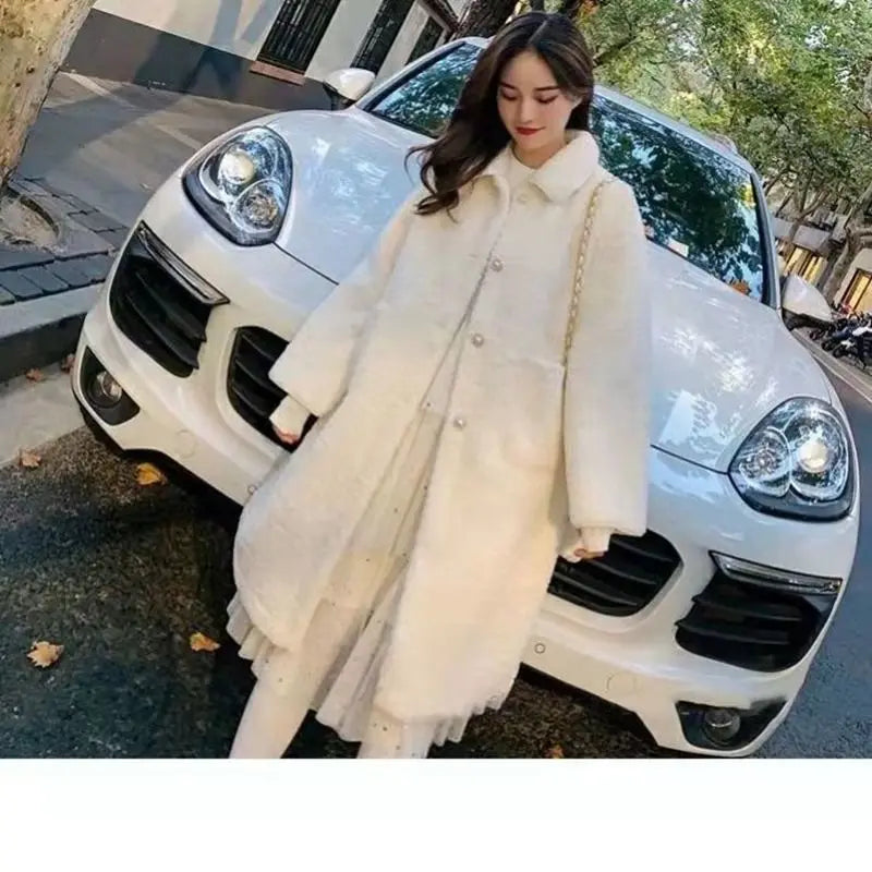 Wool Blend Coats Womens Woolen Coat Lining Fall Corduroy Jacquard Stand-Up Collar Chic French Style Conference Cleanfit Tasteful