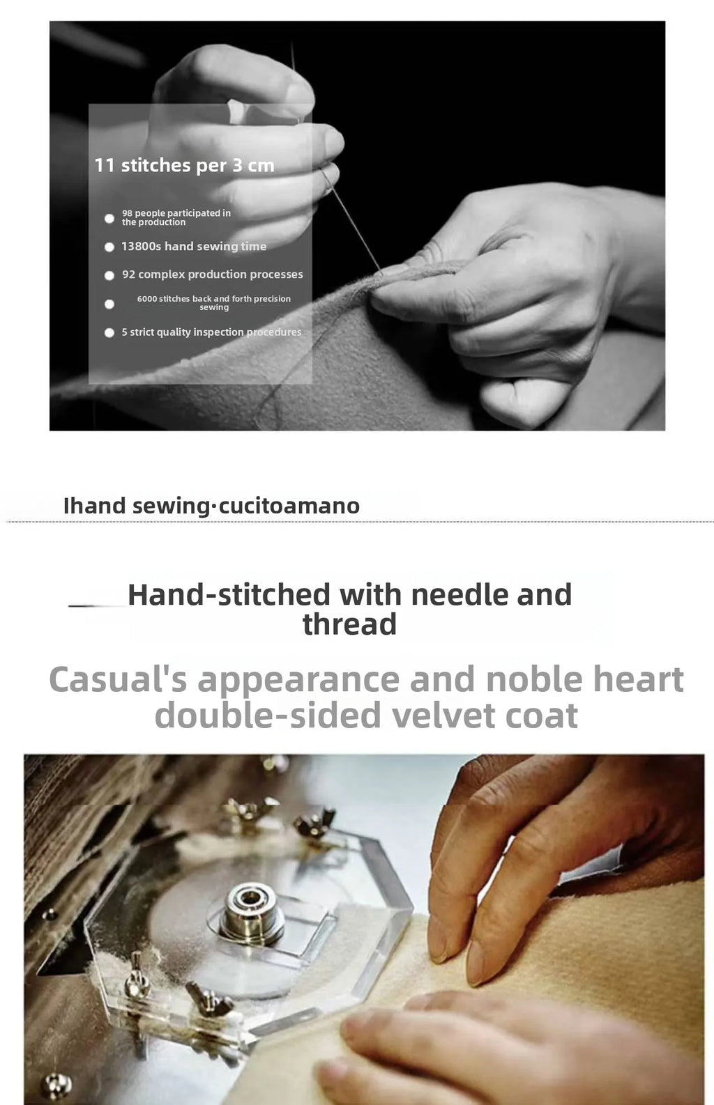 Women's Double-Faced Cashmere Coat - 2025 Autumn & Winter New Style