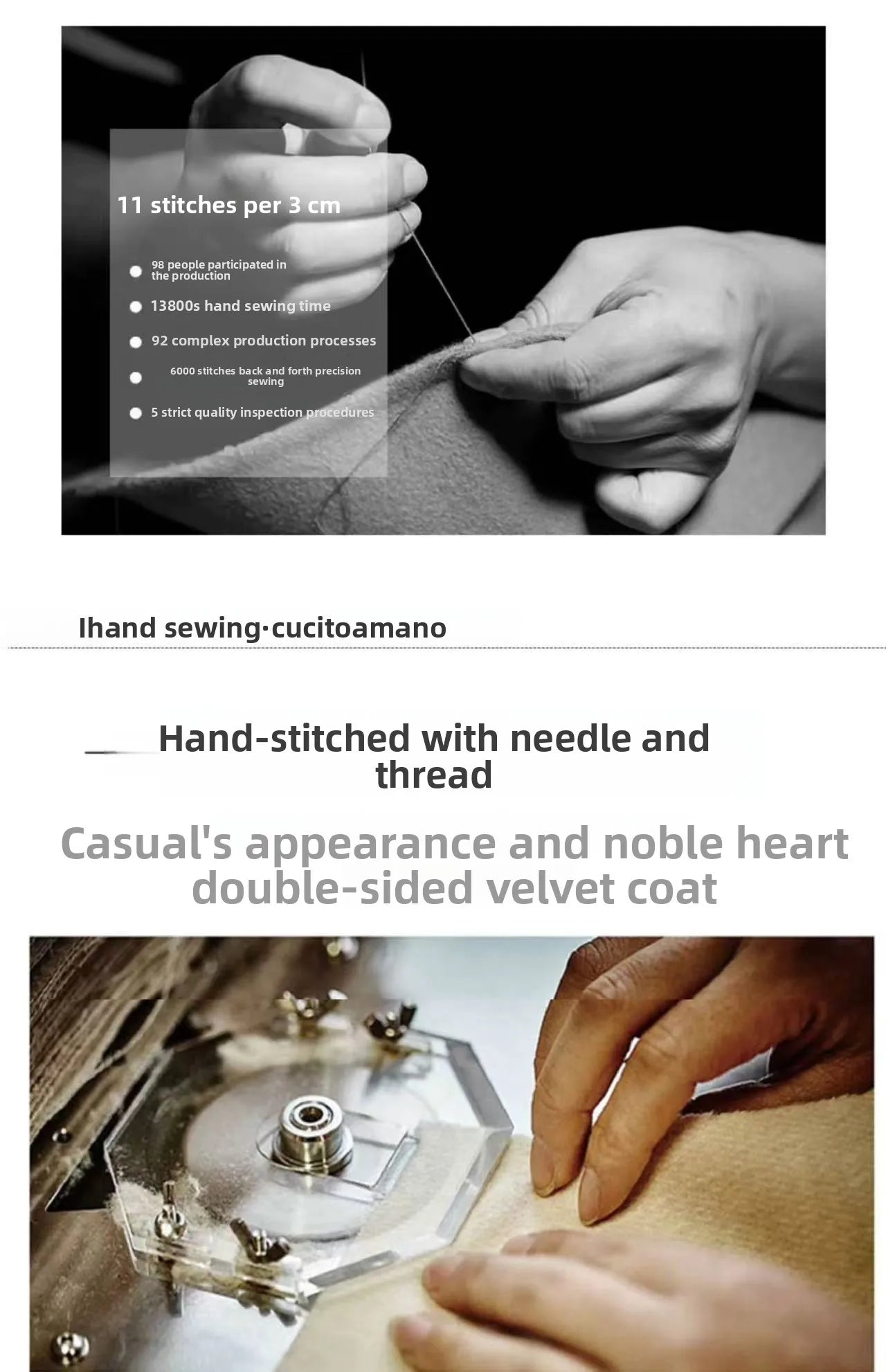 Women's Double-Faced Cashmere Coat - 2025 Autumn & Winter New Style