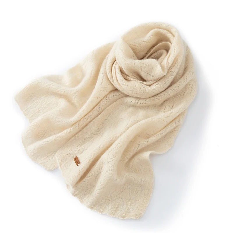 Scarf Cashmere 2025 Winter New Women's Fashion Style Skin friendly Knitted Warm Soft Scarf