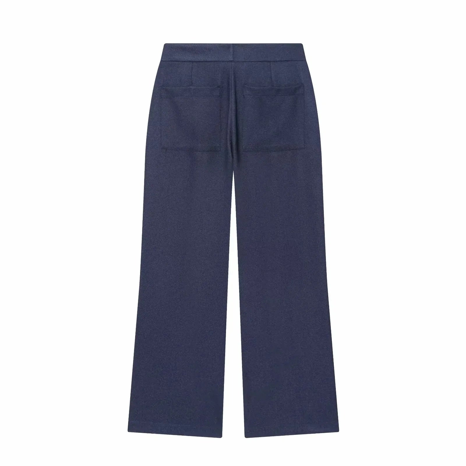 Women Winter  Autumn New Products Women's Clothing Long-sleeved Lapel Short Jacket Top Edge Straight Leg Pants Suit