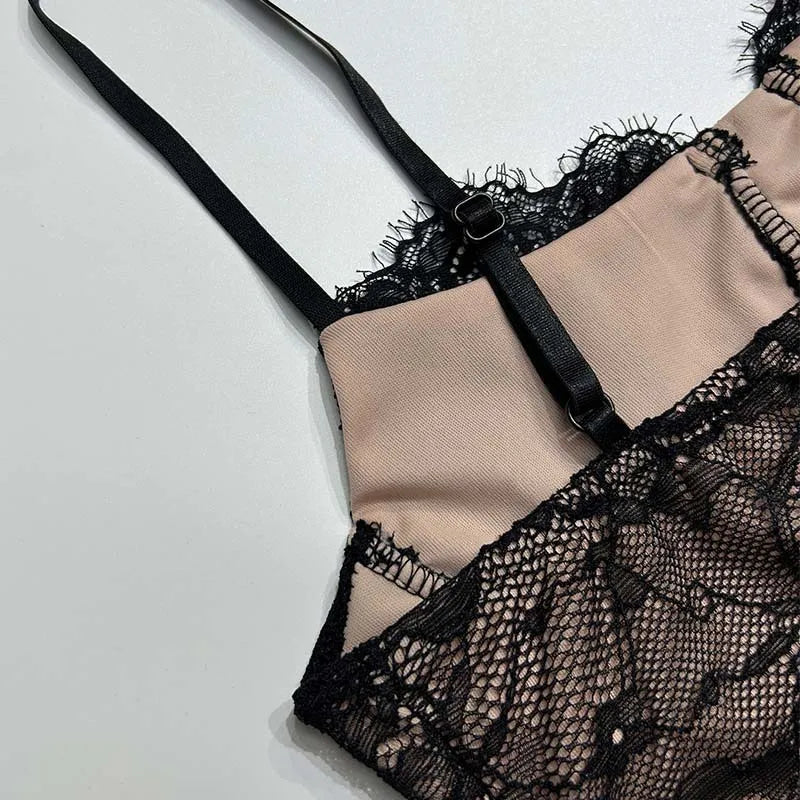 Women's Clothing 2025 New Lace Camisole Fashionable Temperament Dress Long Skirt Off Shoulder Slim Fit Dress Summer Dress Dress