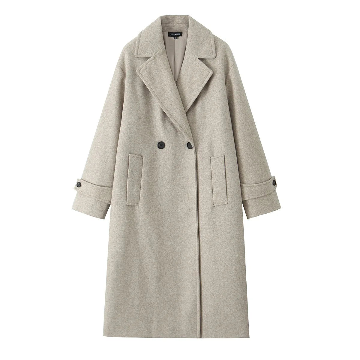 European and American Women's Clothing, New, Soft Loose Lapel Long-sleeved Coat and Coat