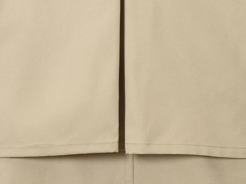 MUJER Short Trench Coat Woman Double Breasted Women's Windbreaker Cropped Demi-season Jacket for Women Outerwears Outdoor Coats