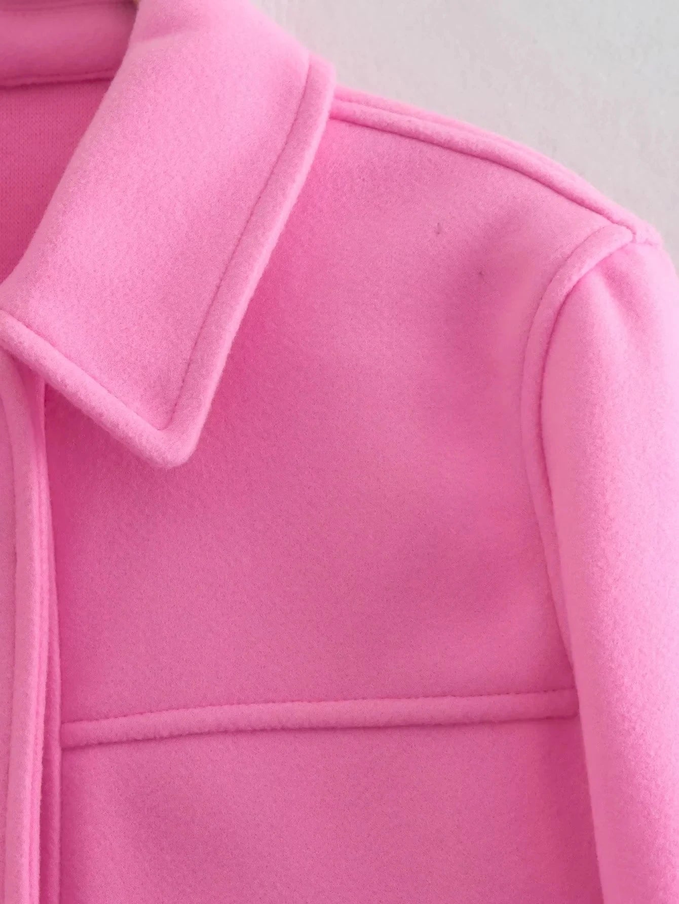 HH Jackets For Womens Autumn Fashion Solid Front Pockets Button Long Sleeve Jacket Elegant Woman Casual Outerwear Coat