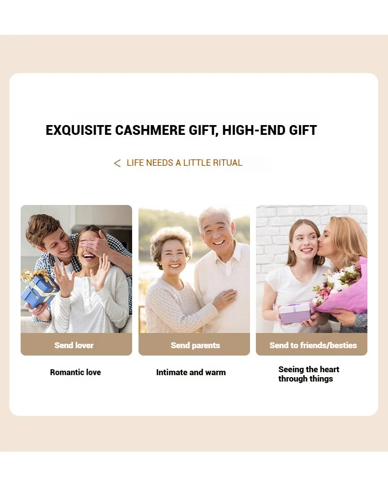 Wool Cashmere Knitted Hood Hat Scarf Elegant Hats Beanies Women Men Winter Neck Warm Balaclava Headgear Caps Unisex 4 New Colors