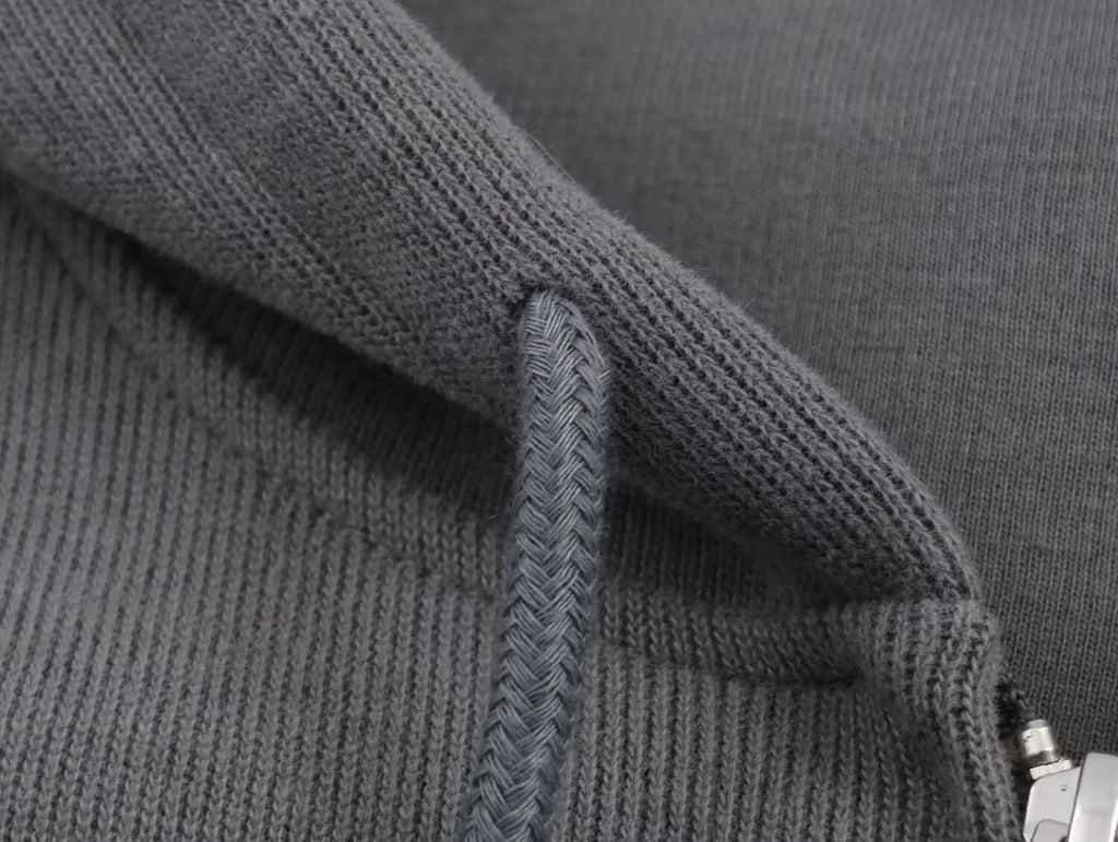 2025 Winter New Women's Clothing: Versatile Casual Fashion Simple Ribbed Soft Hooded Sweatshirt + Straight Leg Pants