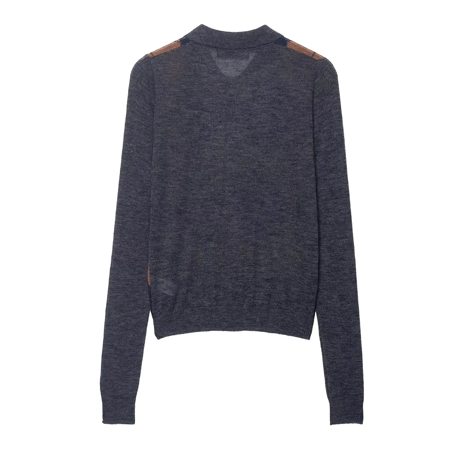 Women Sweater Pullover 2025 Autumn Winter New Fashion Long Sleeves Printing Women Sweater Pullover Elegant Hight Street Top