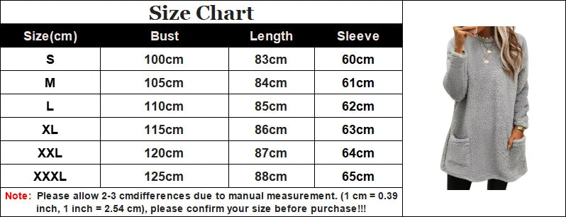 2024 Women Winter Warm Hoodie Coat Streetwear Fleece Pocket Thinken Sweatershirt Autumn Female Casual Loose Outfits Hoodie Tops