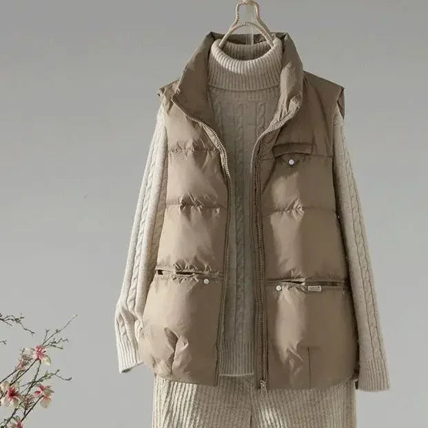 Women's Vests Warm Loose Sleeveless Youthful Trend 2025 Lady Padded Cotton Giletes Insulated Casual Demi-season Autumn Cheap