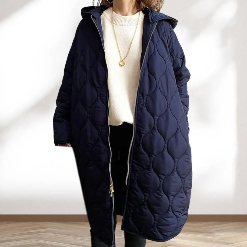 Women's Hoodies Coat Winter Warm Oversize Long Jacket Vintage Fashoin Long Sleeve Clothes Thick Overcoat Solid Woman Coat