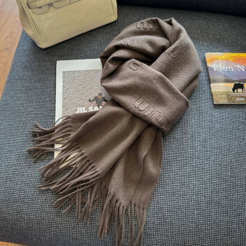 2025 New Women's Cashmere Scarf Reversible Pashmina Shawl Soft Warm Winter Wrap Lightweight Oversized Elegant All Season