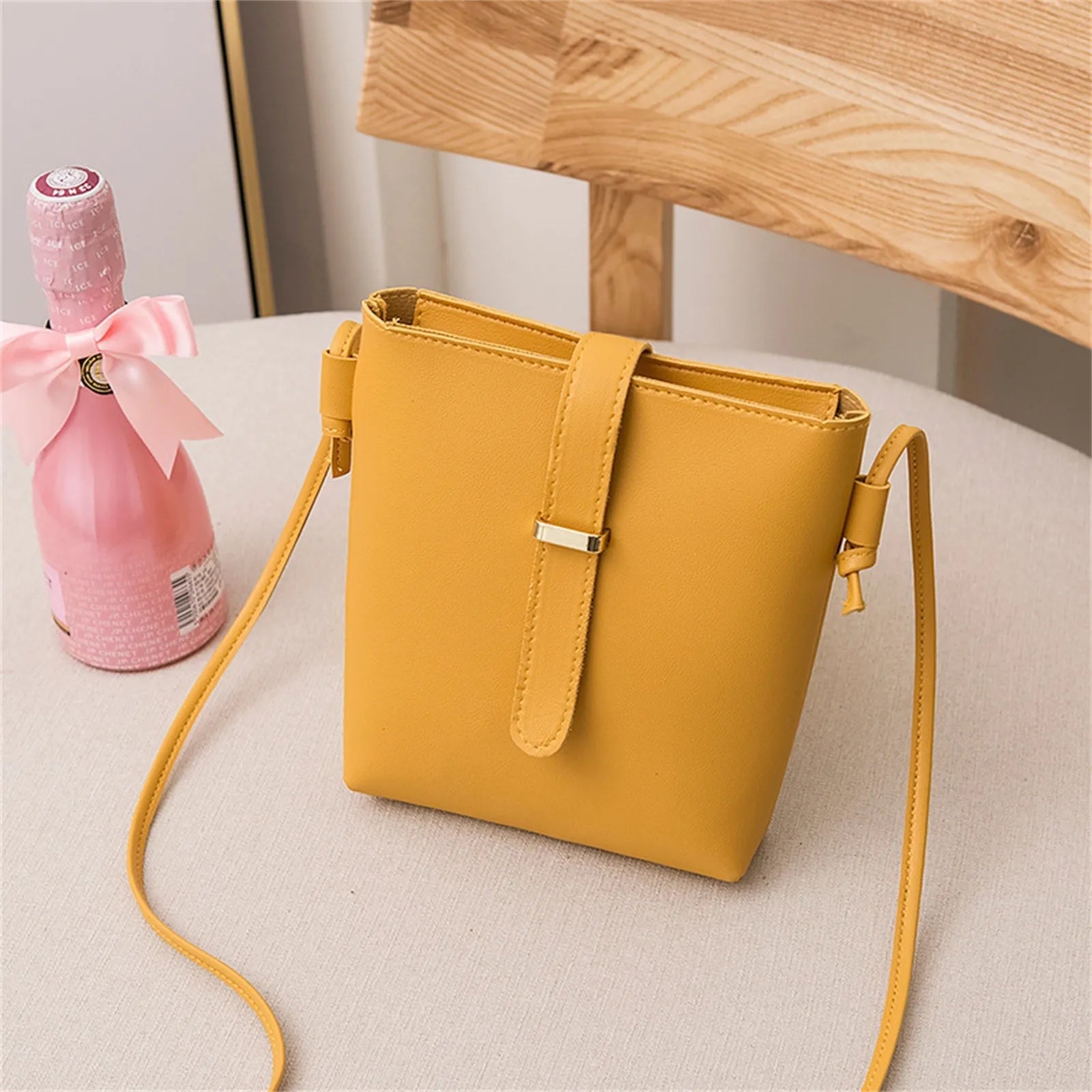 Women'S Bags Trendy Fashion Drawstring Lady Bag Cross-Border Casual Letter Handbag Mochilas Para Mujer Mochilas Femeninas