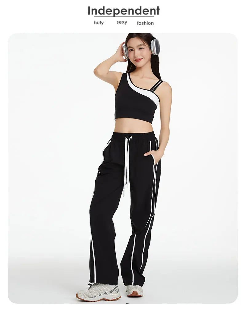 Sports Trousers for Women in Summer Cool Windproof Outdoor Mountaineering Loose Casual Wide-leg Pants Sun Protection Trousers