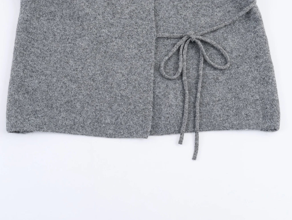 2025 Winter New Product Lazy Style Retro Kimono Style Knitted Open Sleeve Coat cardigan Coat for Women