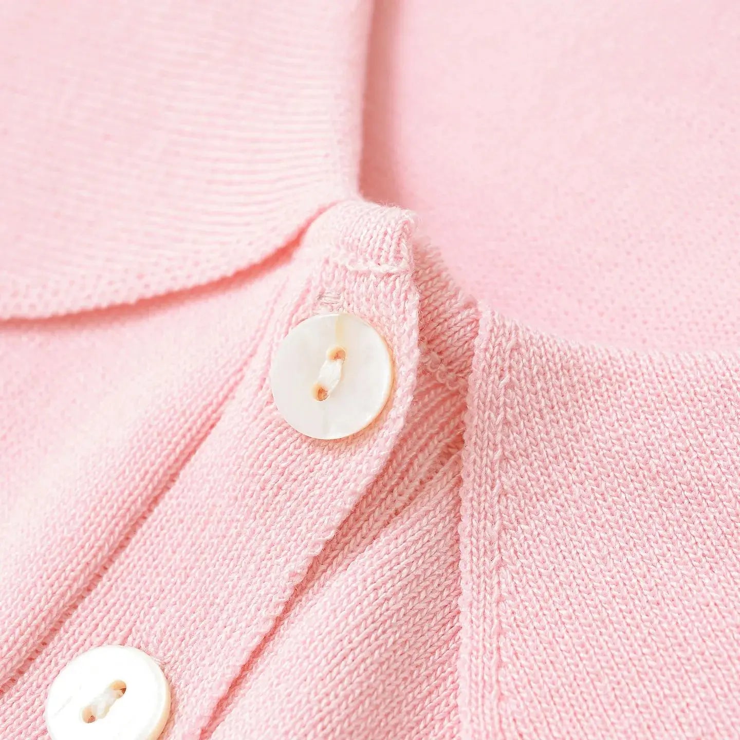 Women's Knitted Cropped Shirt Lapel Single-breasted Pocket Solid Color Elastic Hem Blouse Spring Summer New Female Chic Top