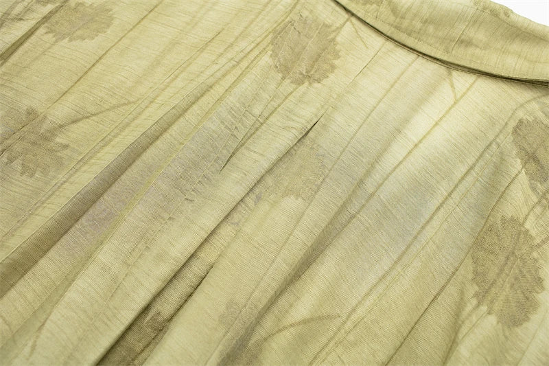 Women's Set 2024 New Fashion Spring Jacquard Loose Ladies Shirt Summer Women Pants Casual Chic Print Set for Women