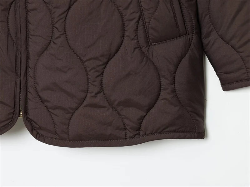 Women's Coat 2025 New Fashion Autumn and Winter Warm Hooded Parkas Quilted Coat for Women Casual Chic Ladies Coat