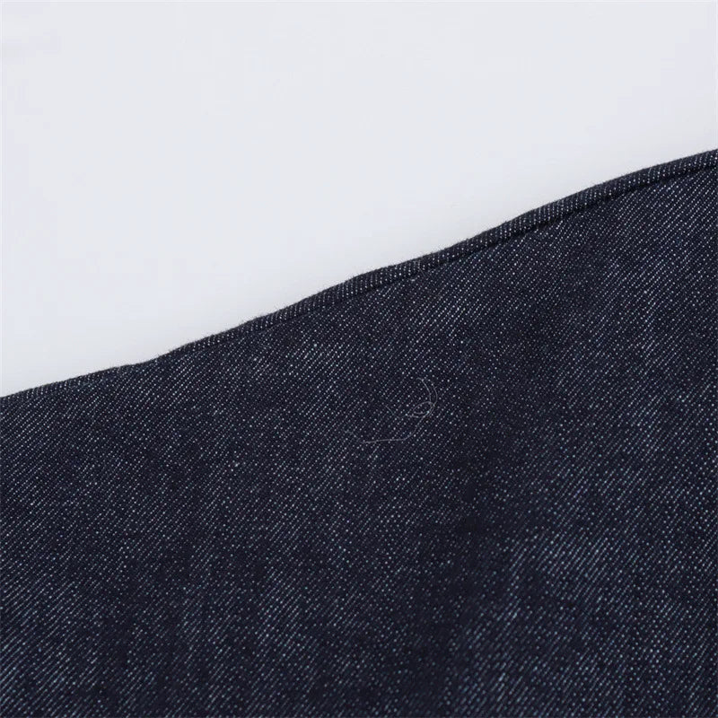 New Dresses 2025 Woman Fashion SummerSlim Denim Skirt Women's Clothing V-neck Tops