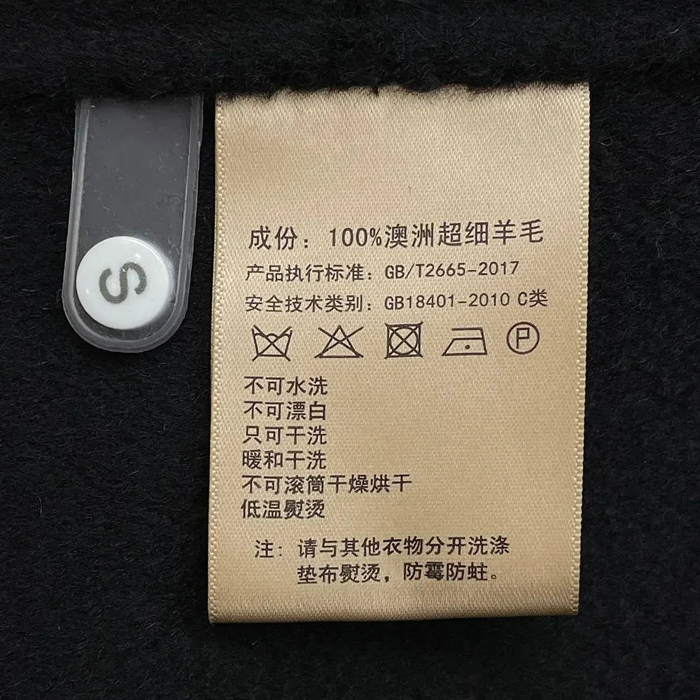 2025 Winter Fashion Women Double-sided Wool Cashmere Coat with Detachable Natural Fox Fur Collar Luxurious Genuine Fur Coat