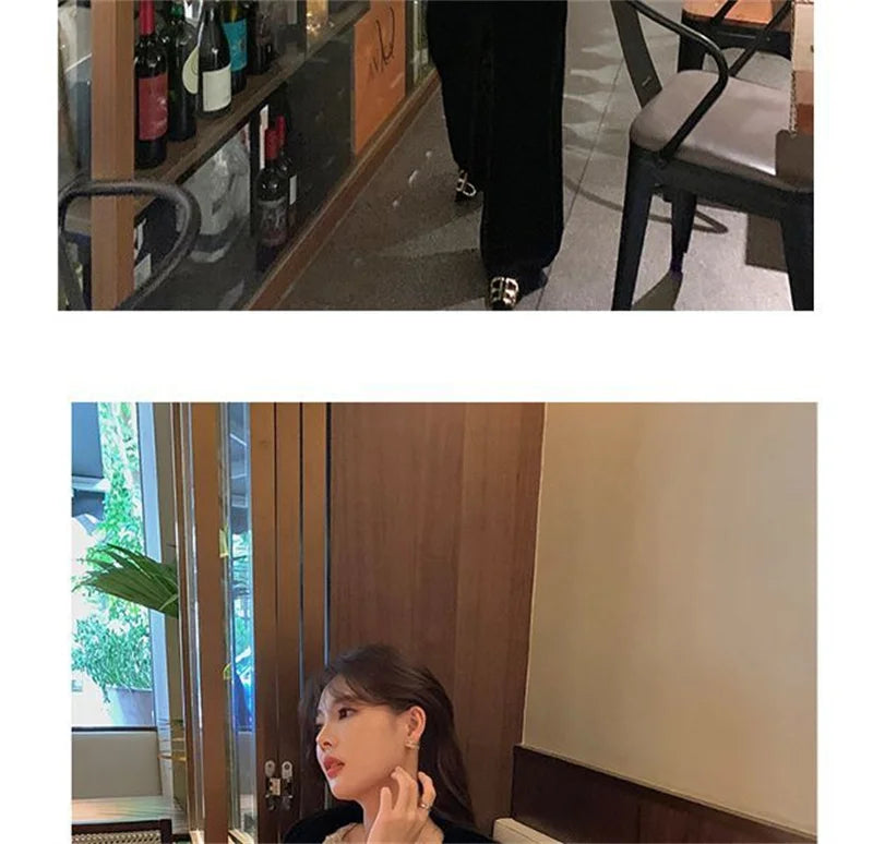 Women's Coat  Women's fur Coat New Fashion Mink fur Coat Women's Autumn and Winter new Fur Short Ladies Wind Chaebol Daughter