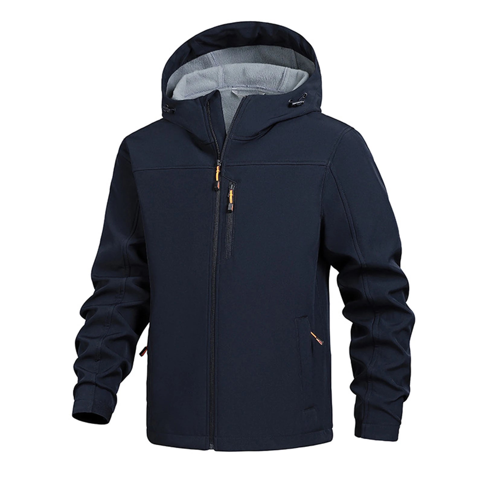 Autumn Winter Hooded Jackets For Man Outdoor Hiking Hunting Fishing Waterproof Hooded Casual Fleece Jackets Men Outwear Coats