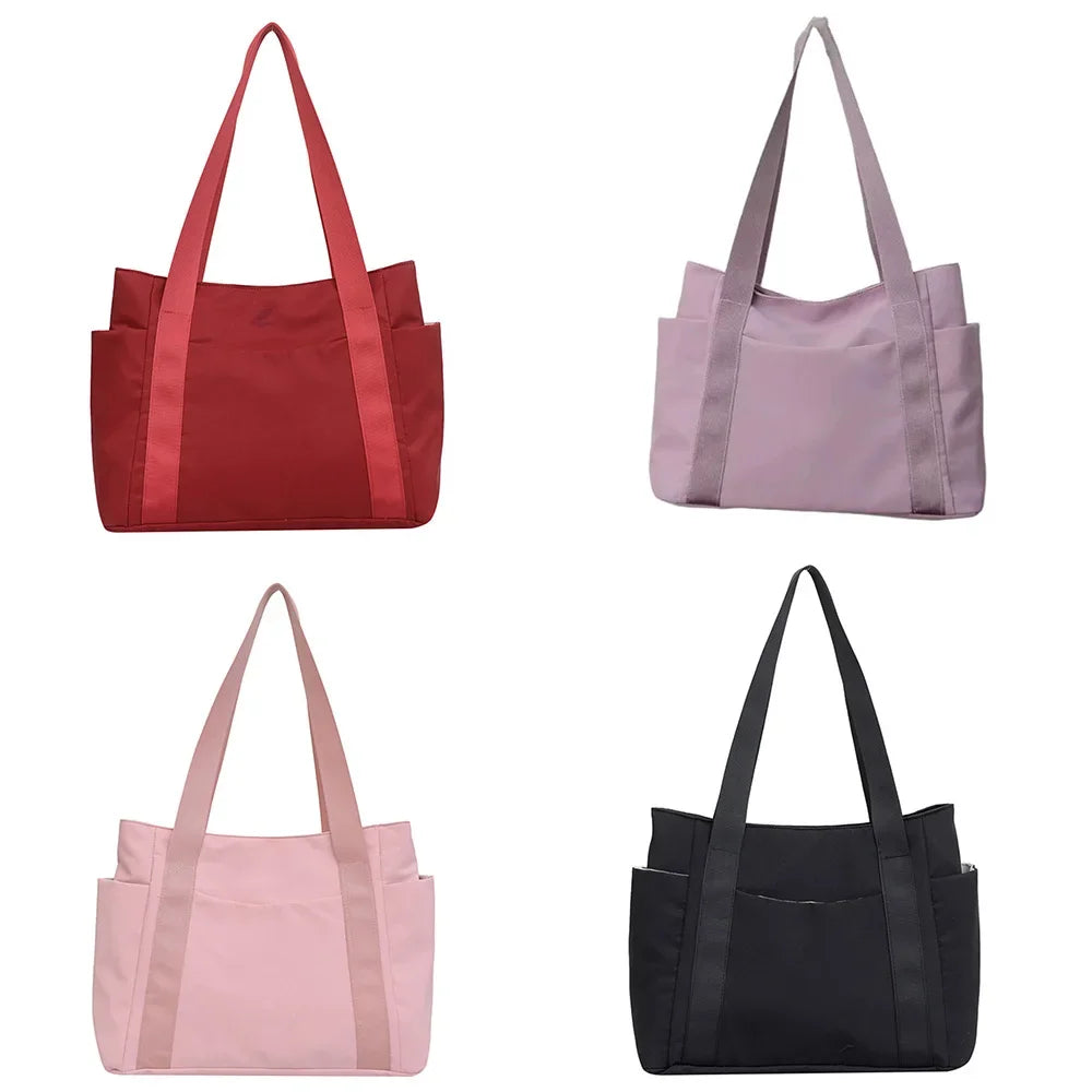 2024 New Handbags Casual Shopping Bags for Women Soft Canvas Big Capacity Tote Bag Messenger Big Mummy Shoulder Bag Ladies