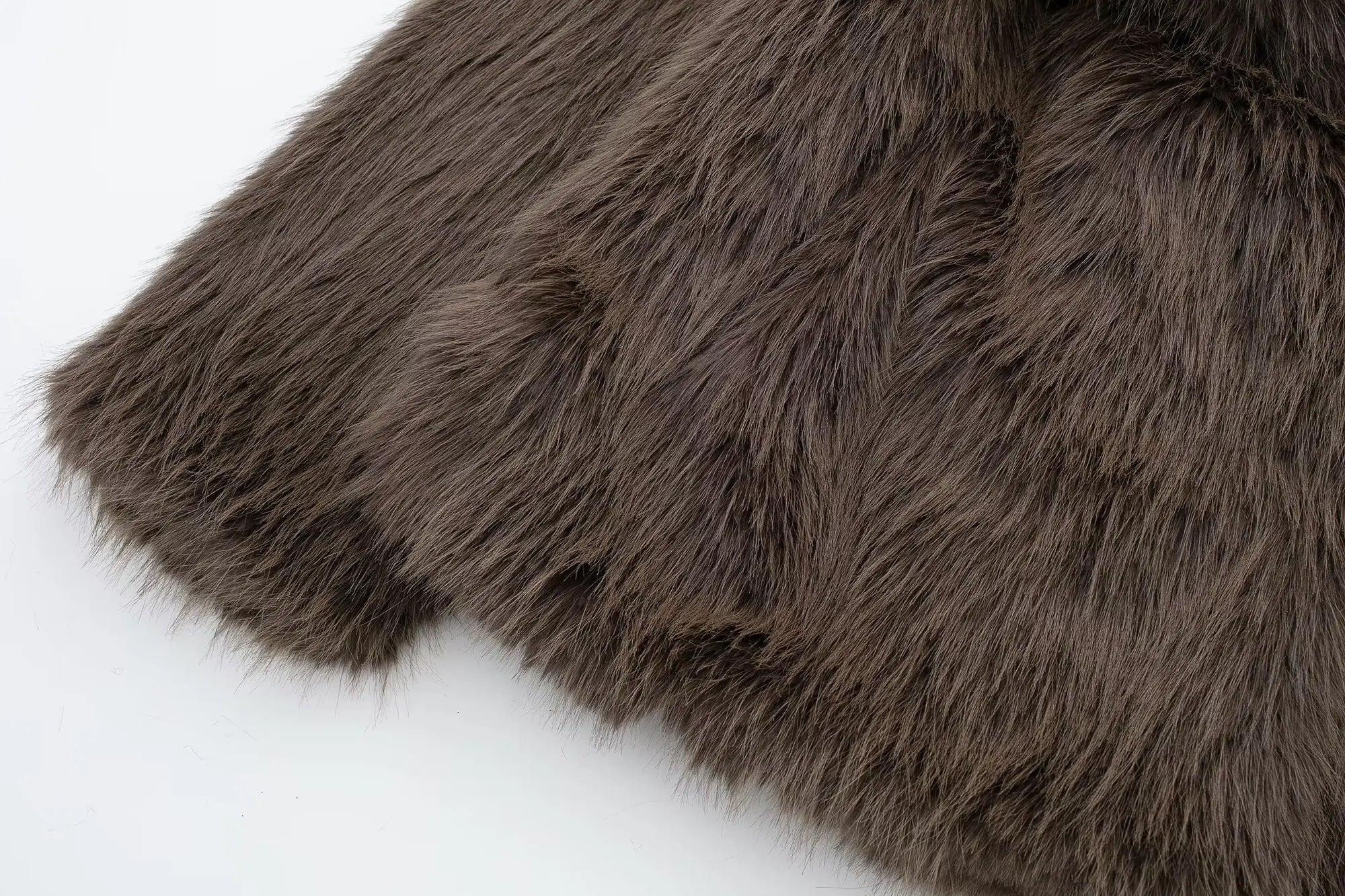 HH Winter Casual Women Solid Faux Fur Jackets 2024 Lapel Long Sleeve Patchwork Buttons Designer Coats Female Fashion Outwear