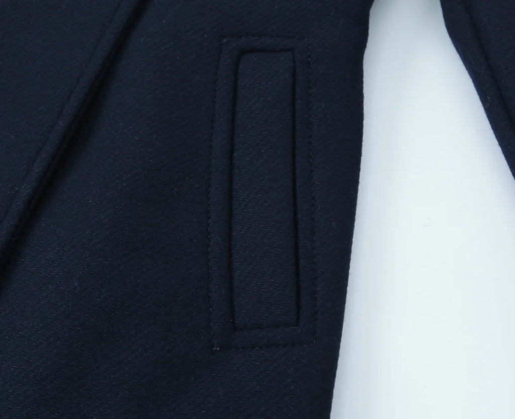 Woolen Coat Fall Fashion Black Long Coat Elegant And Pretty Women's Coats American Retro Autumn Outerwear Urban Coats