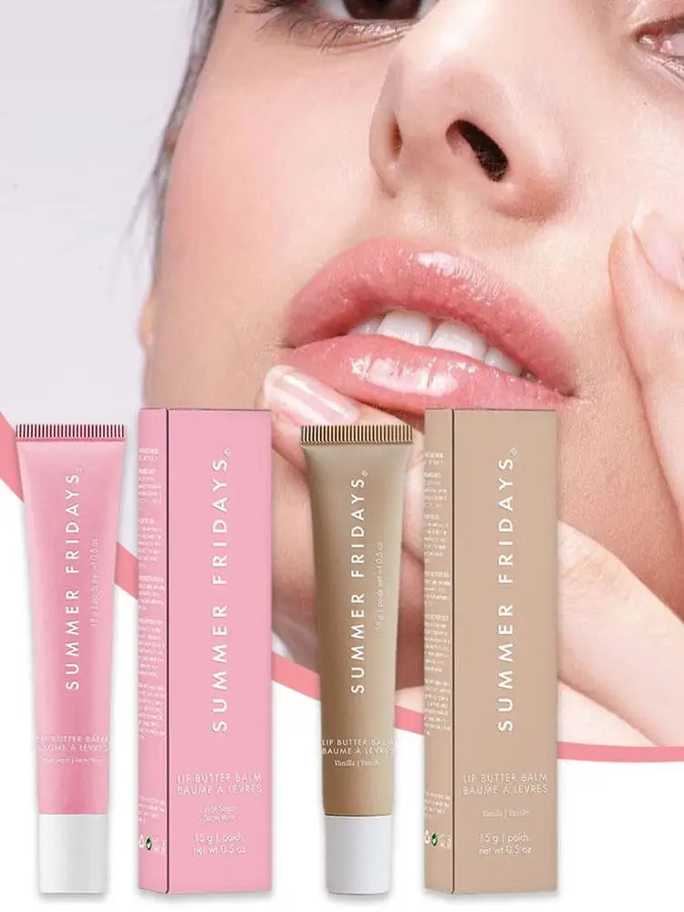 Summer Fridays Lip Balm Lipstick Moisturizing Glossy Smooth Soft Lips Cosmetics Sugar Vanilla Beige Sweet Mint Makeup Lip Care