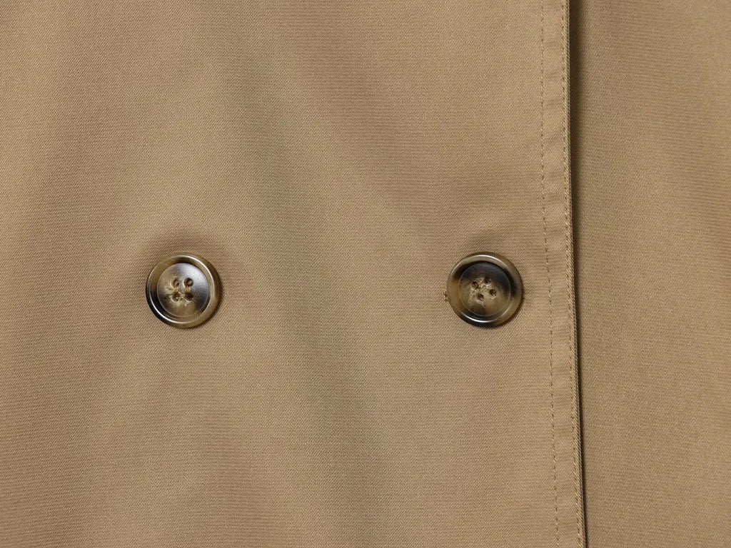 Women's Loose Motorcycle Jacket Stand-up Collar Long-sleeved Double-breasted Pocket Solid Color Cropped Overcoat New Chic Jacket