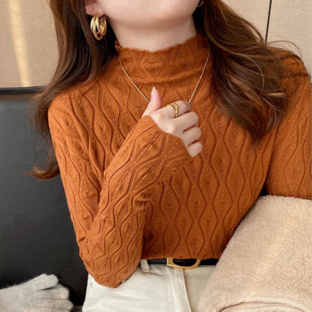 Cashmere Turtleneck Women Sweaters 2025 Autumn Winter Warm Pullover Slim Tops Knitted Sweater Jumper Soft Pull Female