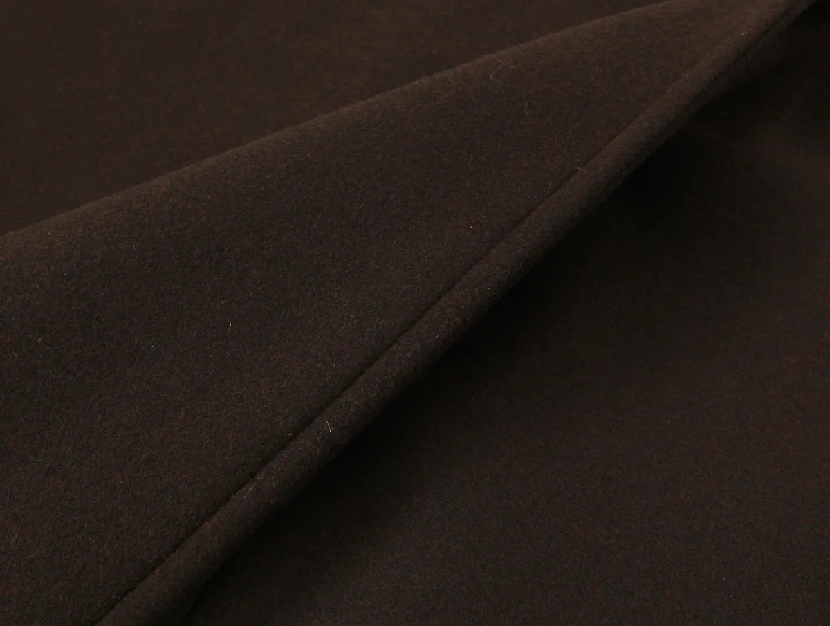 Women Winter Luxury Long Coats Solid Warm Soft Wool Long Coat Women High Street Loose Casual Double Breasted Overcoat 2025