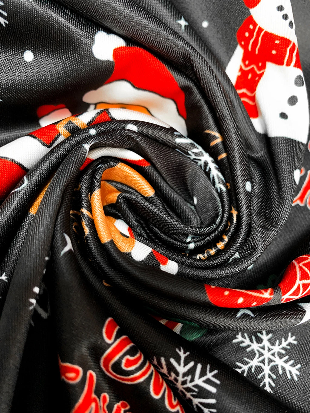 Women's Christmas - Themed Long - Sleeve Mini Dress, Round Neck, Fun Festive Prints, Great for Daily Christmas Outings and Casua