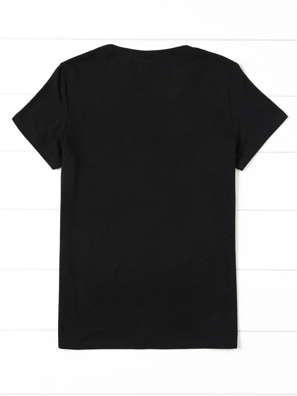 Women's fashion temperament solid color, crew neck, short sleeves, casual commuting T-shirt