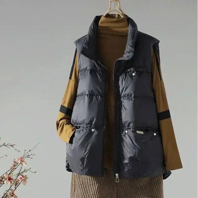 Women's Vests Warm Loose Sleeveless Youthful Trend 2025 Lady Padded Cotton Giletes Insulated Casual Demi-season Autumn Cheap