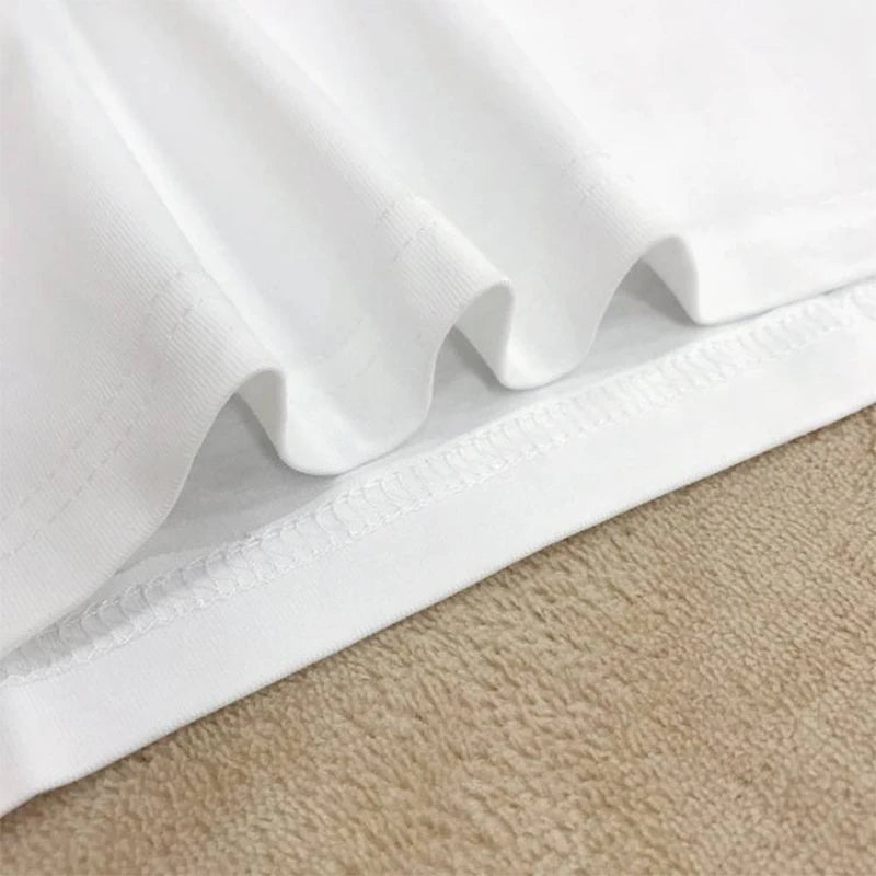 Man Tshirt Summer White T Shirts hipster T-shirts Harajuku White Comfortable Casual Tee Shirt Tops Clothes Men's Short Sleeve