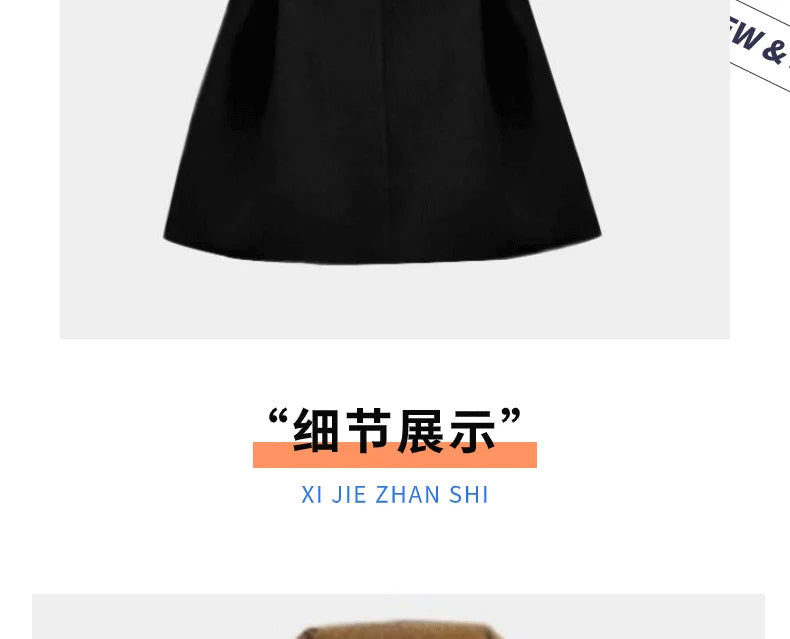 Fashionable Wool Vest for Women Autumn and Winter Double-Sided Wool Mid-length Elegant Waistcoat Coat Female Horse Clip Jacket