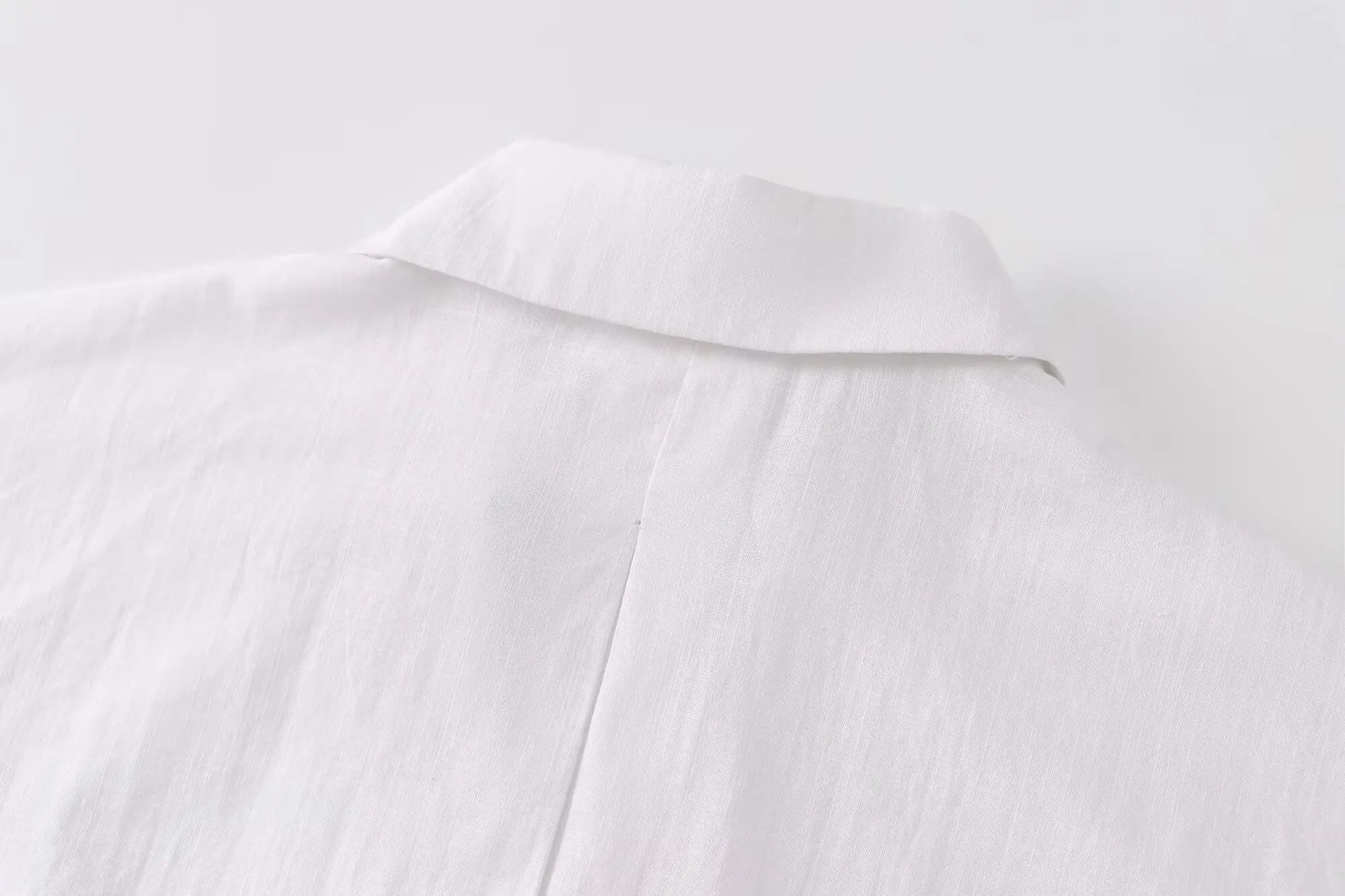 2025 Women Yellow Shirt Fashion Cotton Linen Wide-sleeved Short Shirt Single-breasted Casual Loose Blouse Mujer Roupas